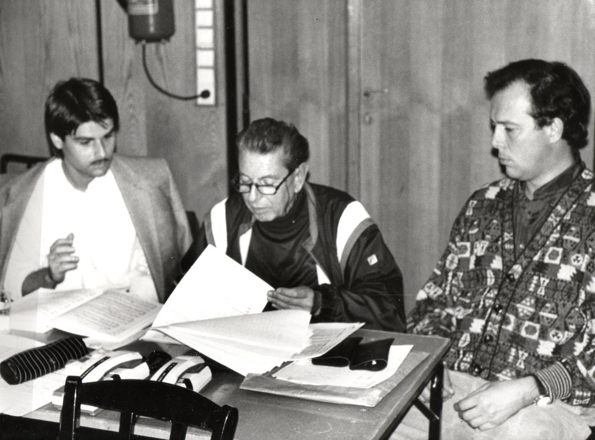 Ion Marin Cu Michel Glotz Și Ferruccio Furlanetto