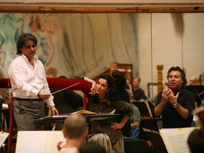 Ion Marin cu Roberto Alagna și Angela Gheorghiu